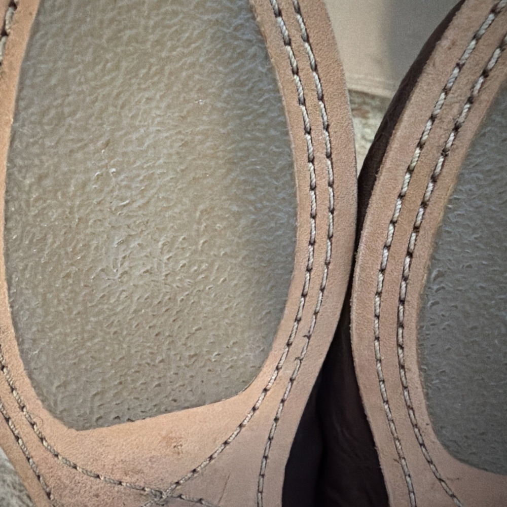 FRYE Alex Venetian Women Sz 7.5M Brown Leather Slip On Loafers Cottage - Picture 8 of 10